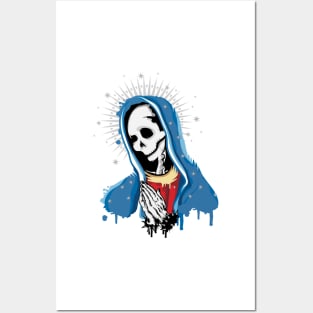 The Virgin Mary prays Posters and Art
